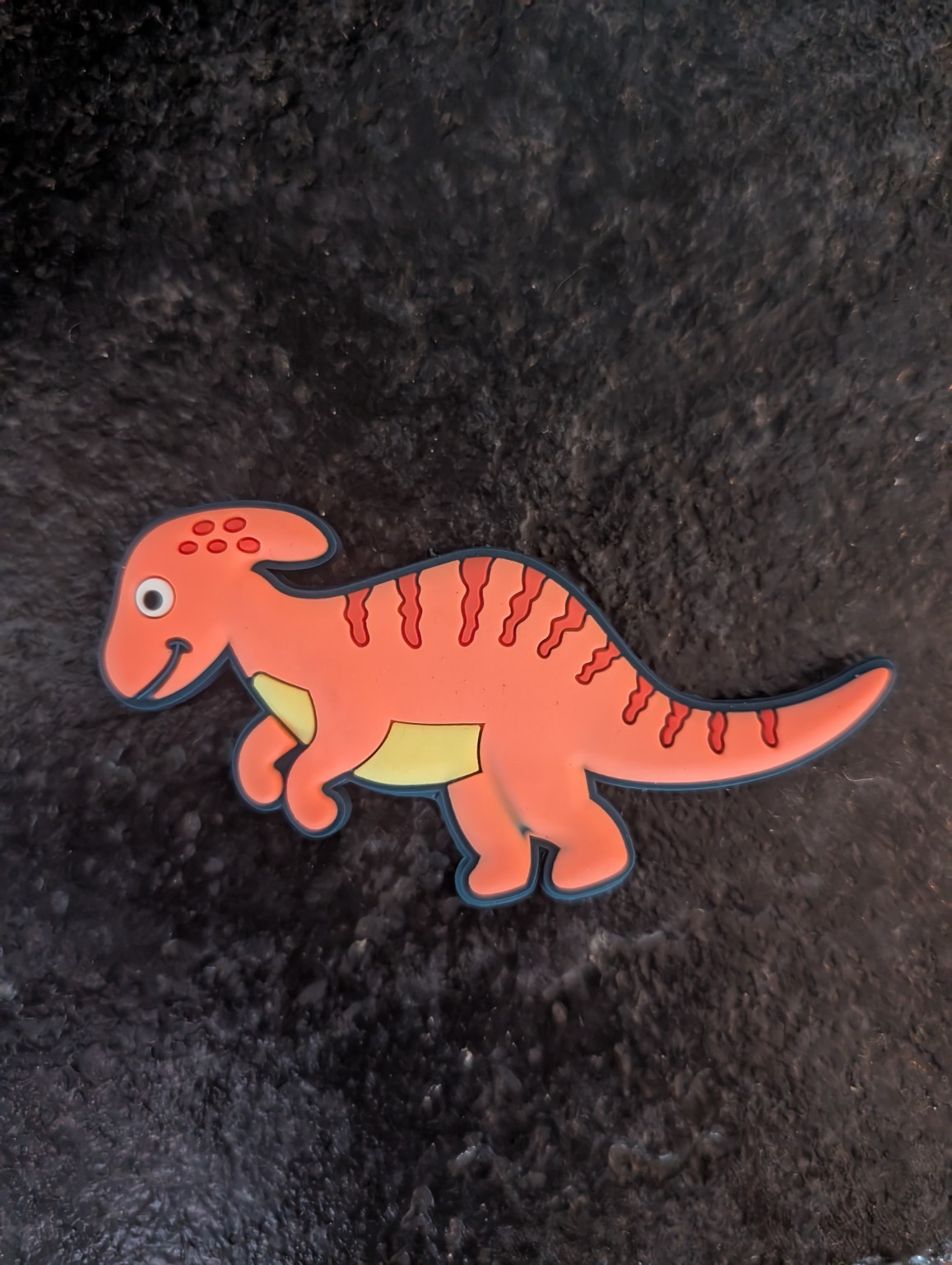 Oranje 3D parasaurolophusmagneet